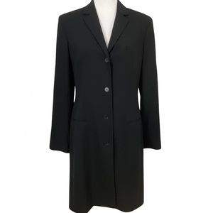 NWOT stunning Calvin Klein wool dress coat, size 10 fully lined, knee length